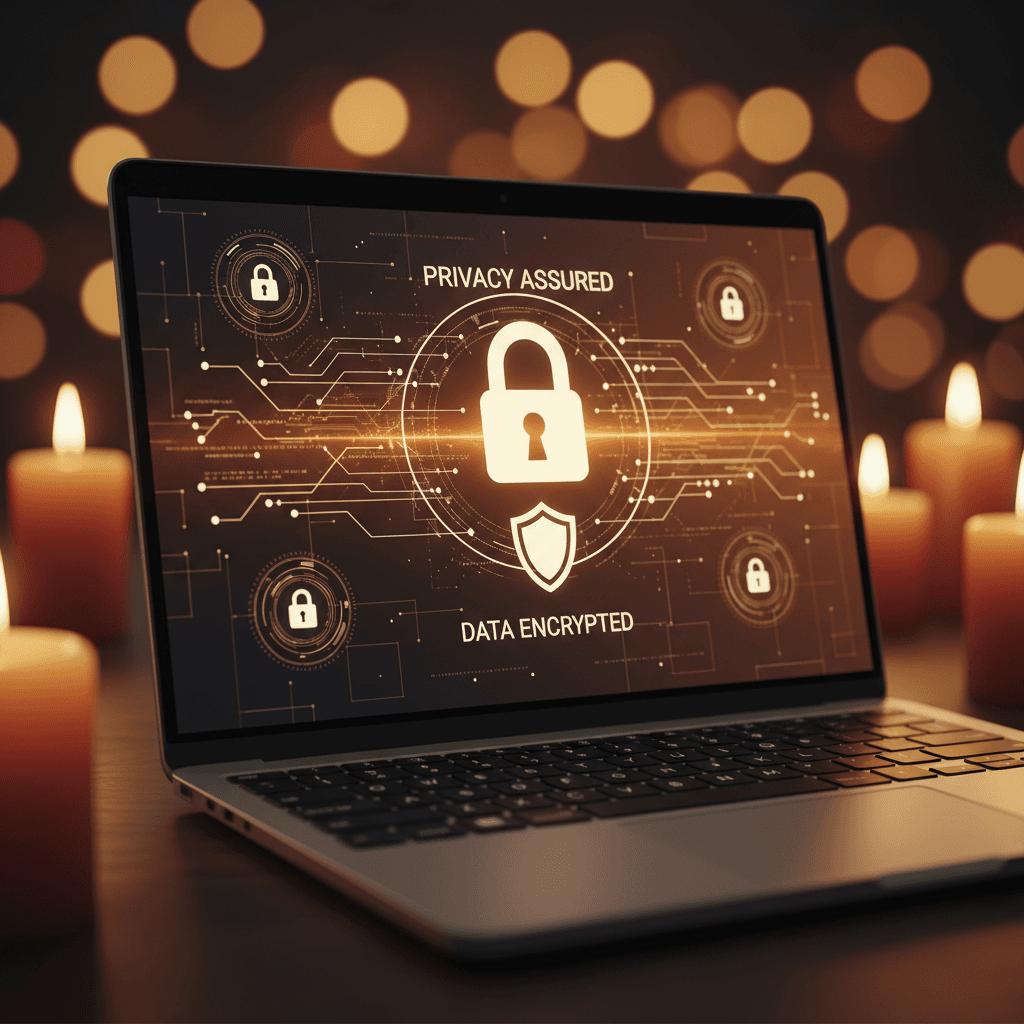 Secure digital privacy protection interface